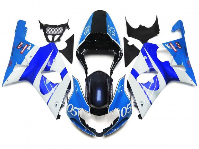 05 Azul Brillo 00-02 GSXR 1000 Carenado Moto