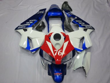 76 Blanco & Rojo 03-04 CBR600RR Carenado Moto