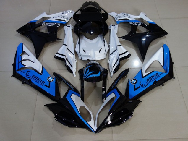 Alien Azul & Blanco 09-14 S1000RR Carenado Moto