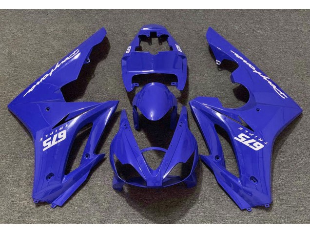 Azul Brillante 06-08 Daytona 675 Carenado Moto