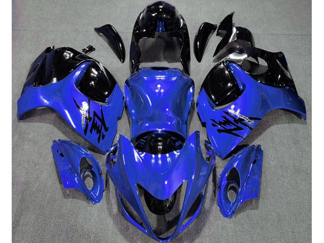 Azul Brillante & Negro 08-20 GSXR 1300 Carenado Moto