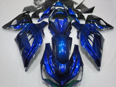 Azul Océano Brillo 12-21 ZX14R Carenado Moto