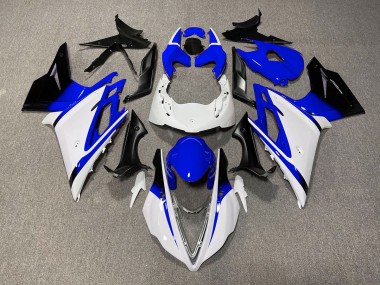 Blanco Brillante & Azul 13-16 Daytona 675 Carenado Moto