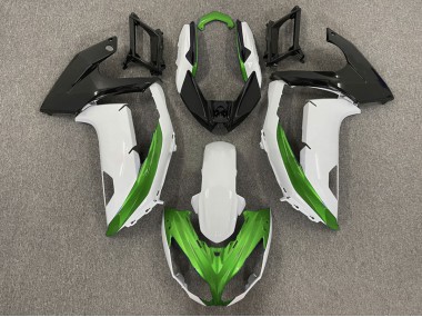 Blanco Brillante & Verde 12-16 Ninja 650R Carenado Moto