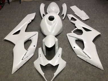 Blanco Brillo Liso 05-06 GSXR 1000 Carenado Moto