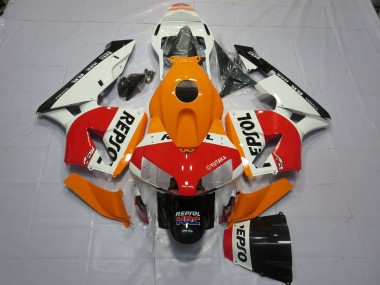 Blanco Naranja Repsol 03-04 CBR600RR Carenado Moto