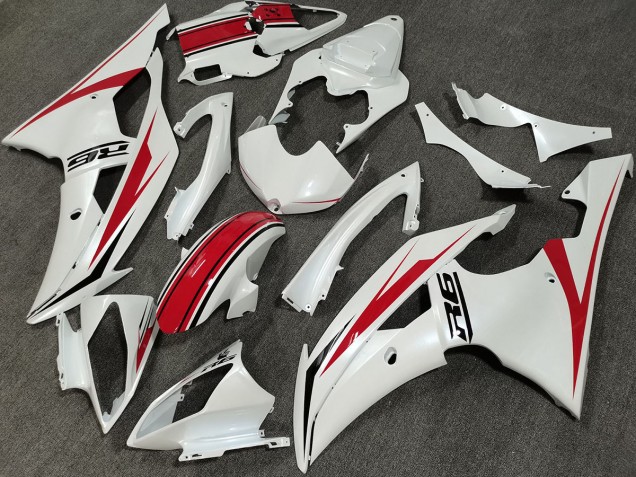 Blanco Perla Personalizado 08-16 R6 Carenado Moto