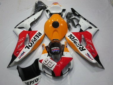 Blanco Repsol 93 06-07 CBR1000RR Carenado Moto