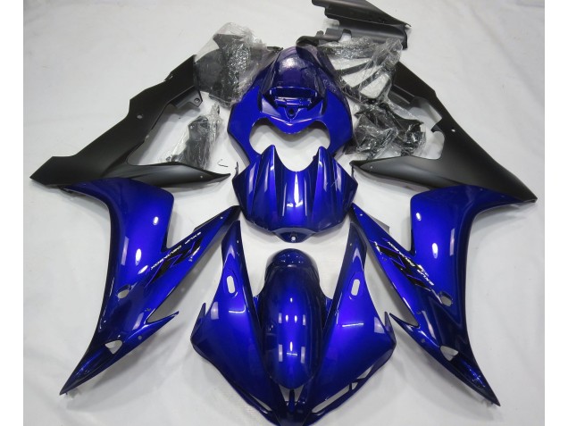 Brillante Azul & Negro 04-06 R1 Carenado Moto