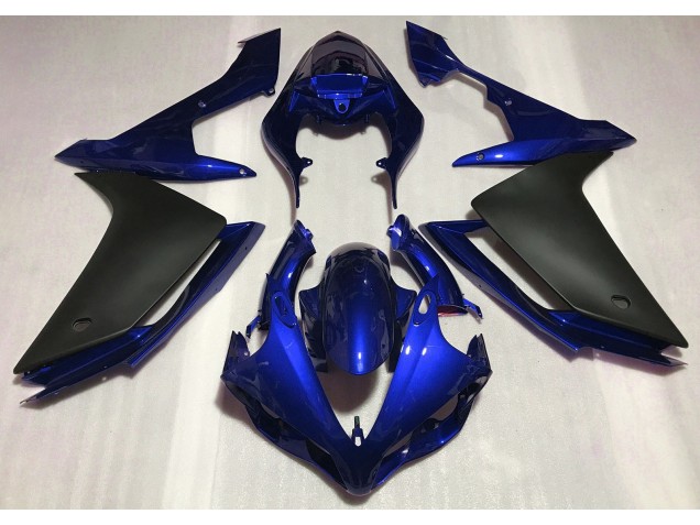 Brillante Azul & Negro 07-08 R1 Carenado Moto