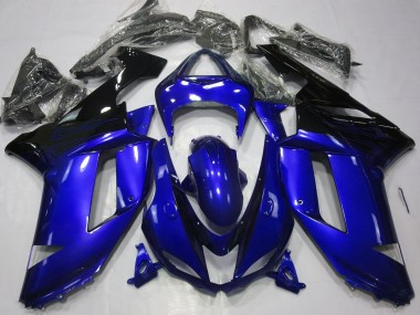 Brillante Azul & Negro 07-08 ZX6R Carenado Moto