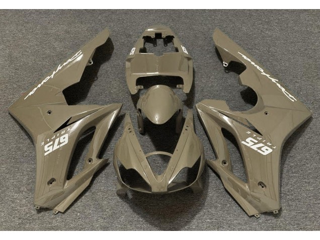 Bronceado Brillante Del Desierto 06-08 Daytona 675 Carenado Moto