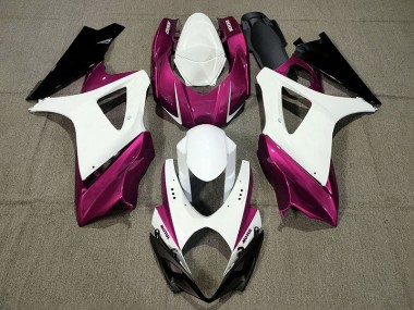 Diseño Personalizado Rosa 07-08 GSXR 1000 Carenado Moto