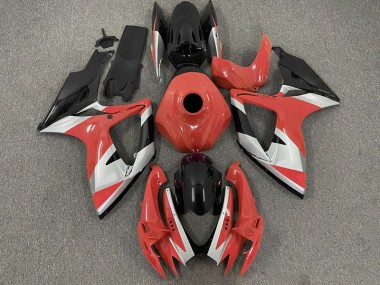 Diseño Rojo 06-07 GSXR 600-750 Carenado Moto