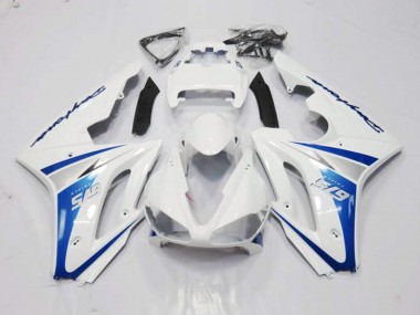 Estilo Blanco & Azul 06-08 Daytona 675 Carenado Moto