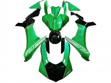 Lagarto Verde & Negro 15-19 R1 Carenado Moto