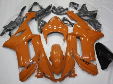 Naranja Brillante 07-08 ZX6R Carenado Moto