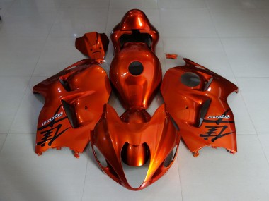 Naranja Brillante Vibrante 97-07 GSXR 1300 Carenado Moto