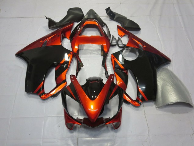 Naranja Intenso & Negro 01-03 CBR600 F4i Carenado Moto