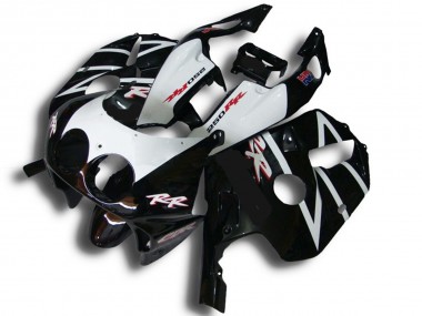 Negro Blanco Rr 90-98 CBR250RR Carenado Moto