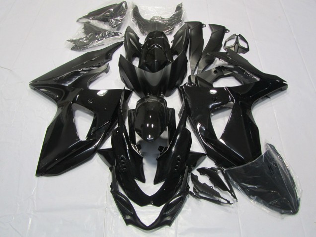 Negro Brillante 09-16 GSXR 1000 Carenado Moto