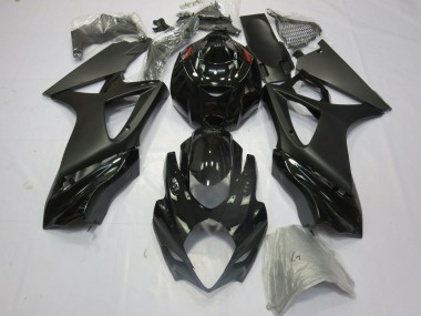 Negro Mate Brillo 07-08 GSXR 1000 Carenado Moto