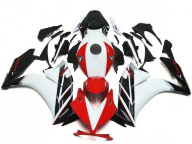 Negro & Rojo / Blanco Brillo 12-16 CBR1000RR Carenado Moto