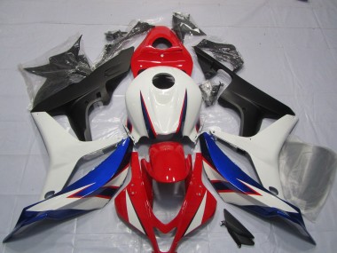 OEM Diseño De Estilo Blanco Rojo Azul 07-08 CBR600RR Carenado Moto