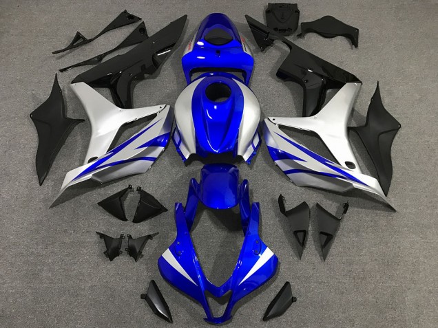 OEM Estilo Azul & Plateado 07-08 CBR600RR Carenado Moto