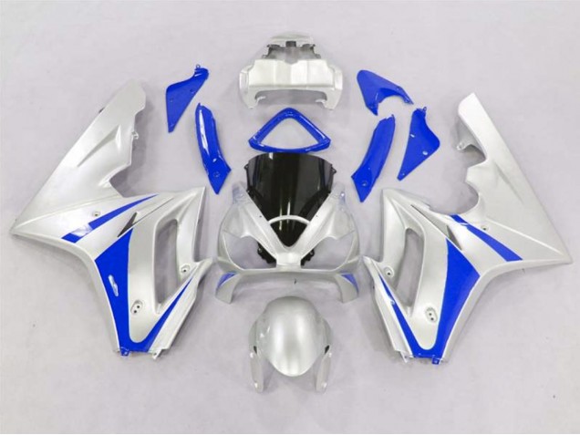 Plata & Azul 06-08 Daytona 675 Carenado Moto