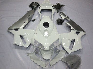 Plata & Blanco 03-04 CBR600RR Carenado Moto