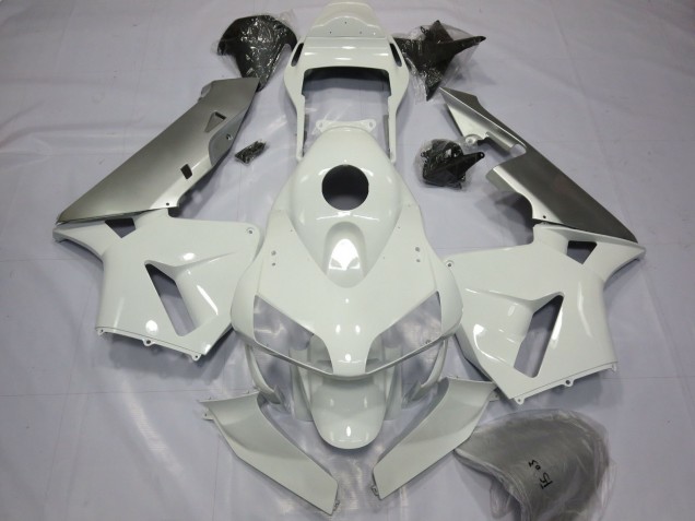 Plata & Blanco 03-04 CBR600RR Carenado Moto