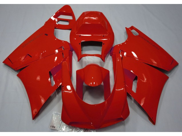 Rendimiento Rojo Brillante 93-05 Ducati 996 748 916 998 Carenado Moto