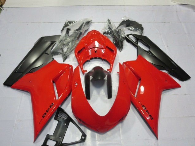 Rojo 07-14 Ducati 848 1098 1198 Carenado Moto