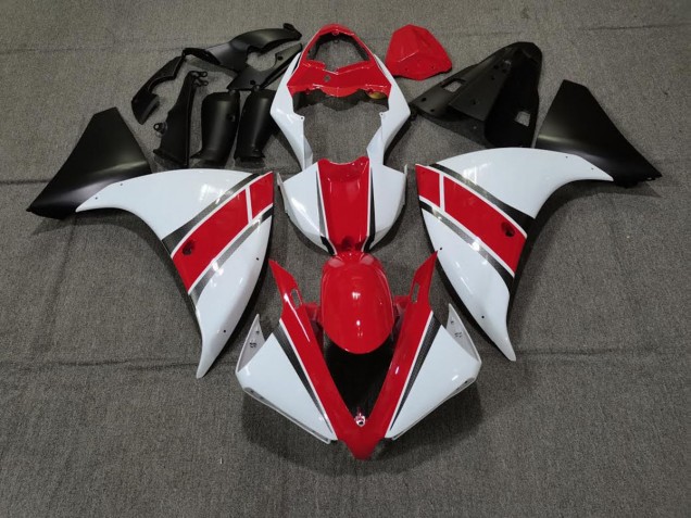 Rojo Blanco 09-11 R1 Carenado Moto