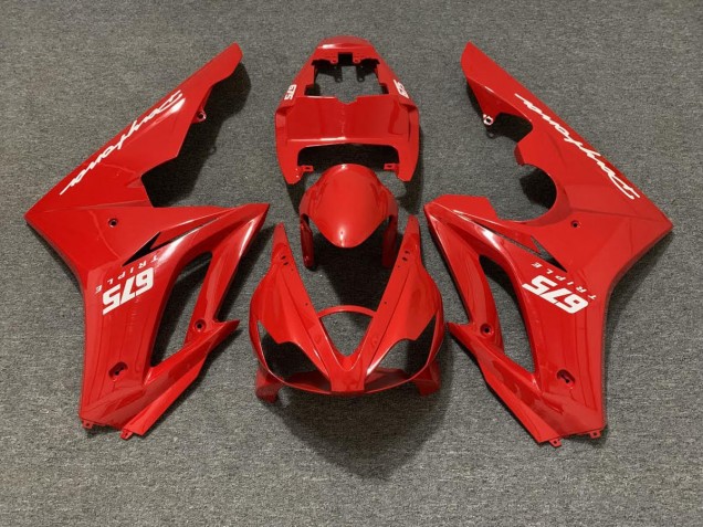 Rojo Brillante 06-08 Daytona 675 Carenado Moto