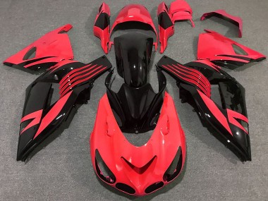 Rojo Brillante 06-11 ZX14R Carenado Moto