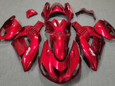 Rojo Brillante 06-11 ZX14R Carenado Moto