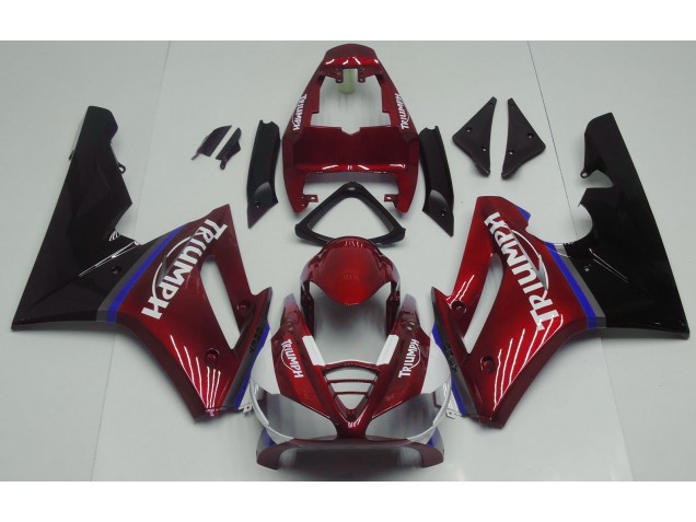 Rojo Brillante 09-12 Daytona 675 Carenado Moto