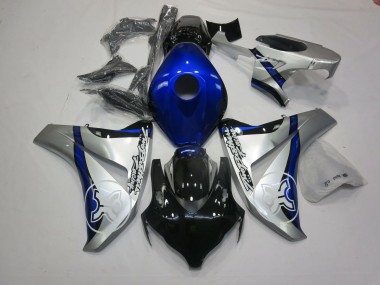 Tbr Azul & Plateado 06-07 CBR1000RR Carenado Moto