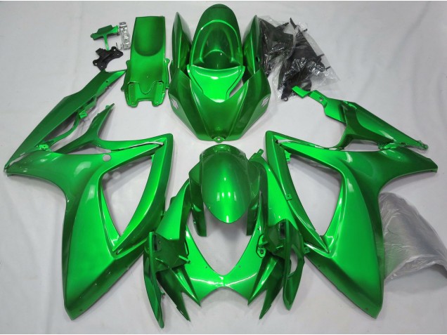 Verde Brillo Liso 06-07 GSXR 600-750 Carenado Moto