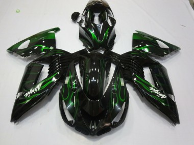 Verde Llama 06-11 ZX14R Carenado Moto