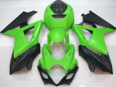 Verde Mate 07-08 GSXR 1000 Carenado Moto